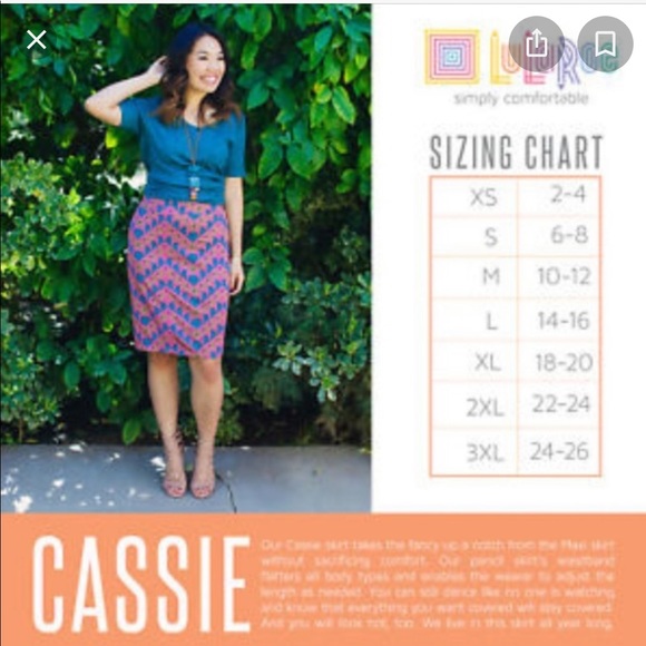 Lularoe Pencil skirt “Cassie” - Picture 5 of 6